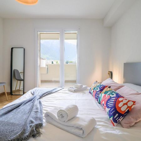 Modern Apartment Close To Martigny Train Station Ngoại thất bức ảnh