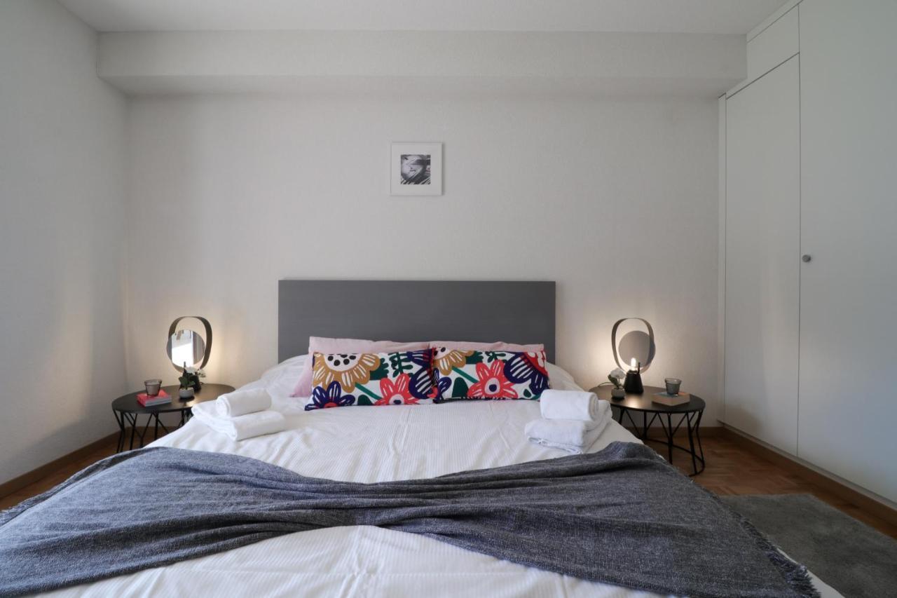 Modern Apartment Close To Martigny Train Station Ngoại thất bức ảnh